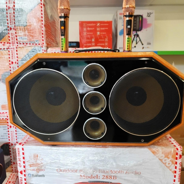 Loa xách tay V-225 D18 - Loa karaoke 18 đường tiếng [BH 12 tháng]