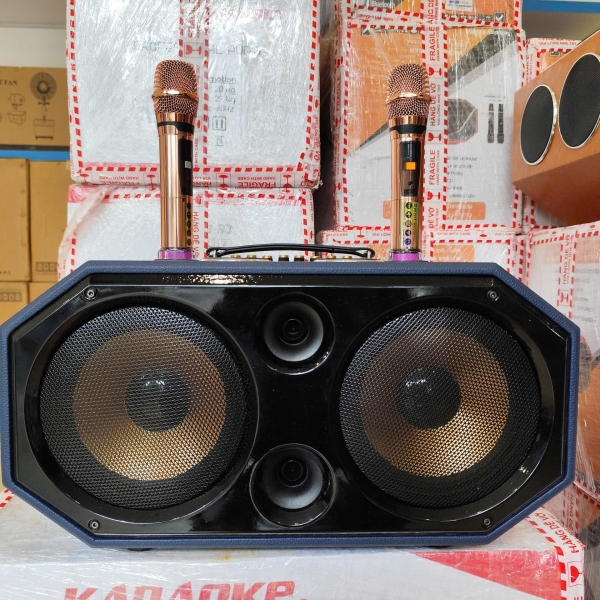 Loa xách tay V-220 D18 - Loa karaoke 18 đường tiếng, 2 bass 20cm [BH 12 tháng]