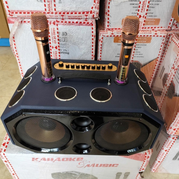 Loa xách tay V-220 D18 - Loa karaoke 18 đường tiếng, 2 bass 20cm [BH 12 tháng]