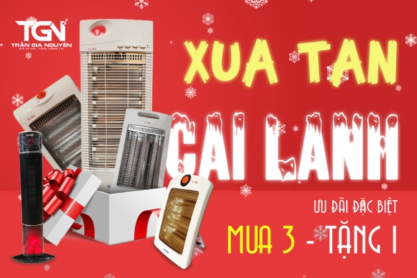 CTKM MUA 3 TẶNG 1 MÁY SƯỞI