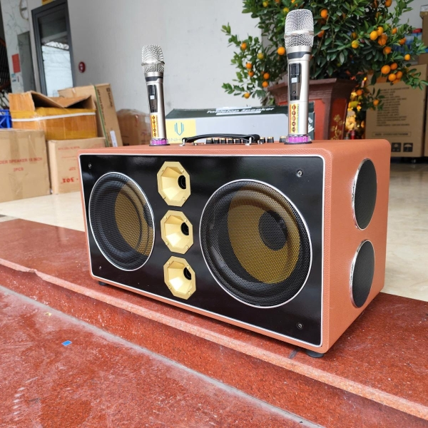 Loa Xách Tay VinhMax VT-225K9 Bass đôi 25cm, 9 đường tiếng - Bảo hành 12 tháng