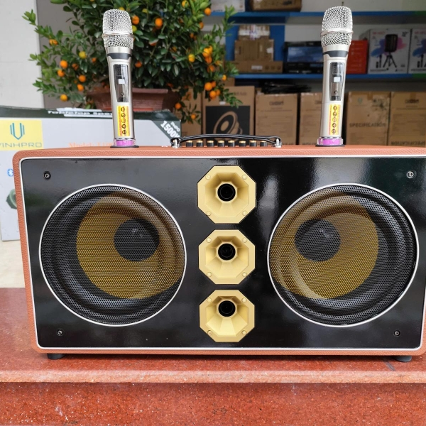 Loa Xách Tay VinhMax VT-225K9 Bass đôi 25cm, 9 đường tiếng - Bảo hành 12 tháng