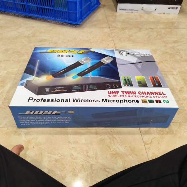 Micro Bose BS8888, Micro Không Dây Có Đầu Thu