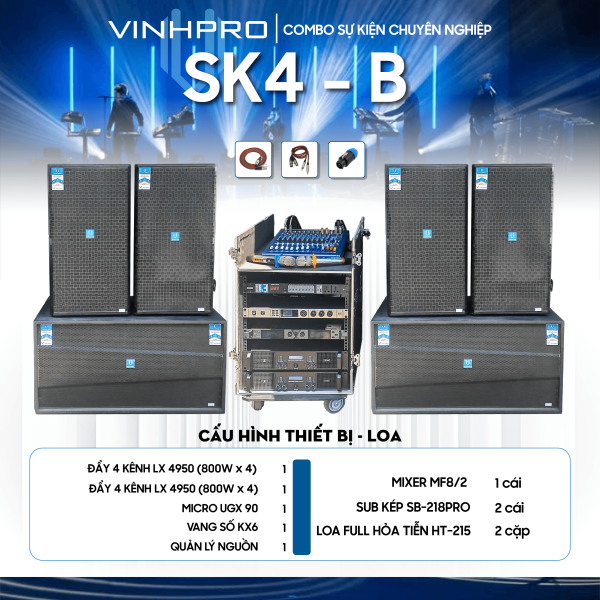 COMBO SỰ KIỆN SK4 - HỆ THỐNG SỰ KIỆN CHUYÊN NGHIỆP