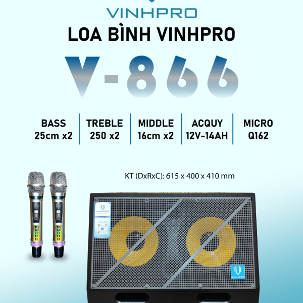 LOA XÁCH TAY VINHPRO V-866 LOA