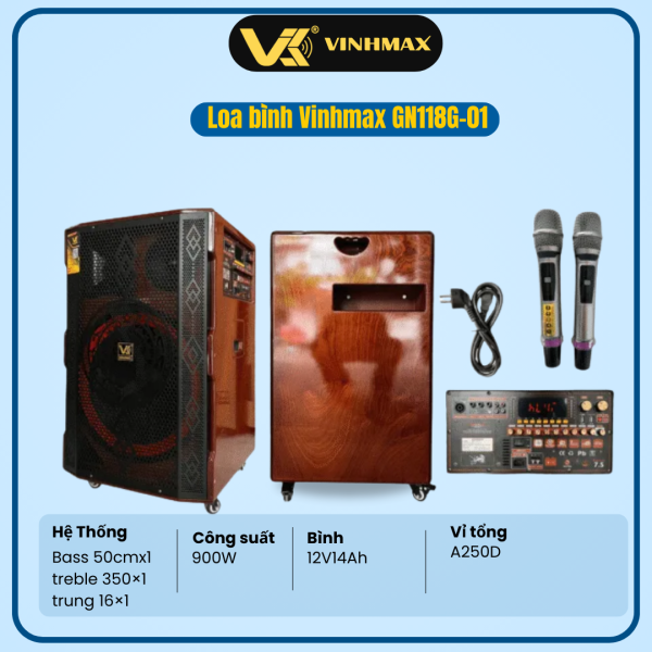 LOA BÌNH VINHMAX GN118G-01
