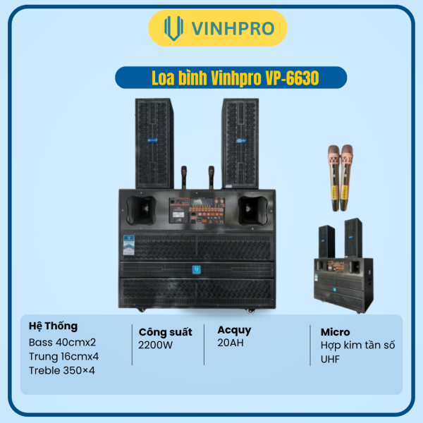 LOA BÌNH VINHPRO VP-6630