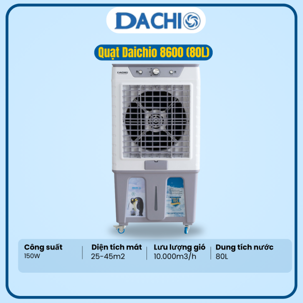 QUẠT ĐIỀU HÒA DAICHIO 8600 (80L)