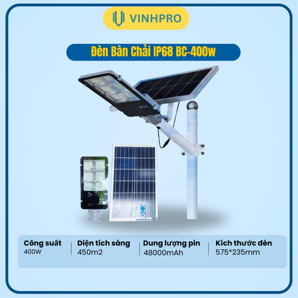 ĐÈN BÀN CHẢI IP68 VINHPRO BC-400W