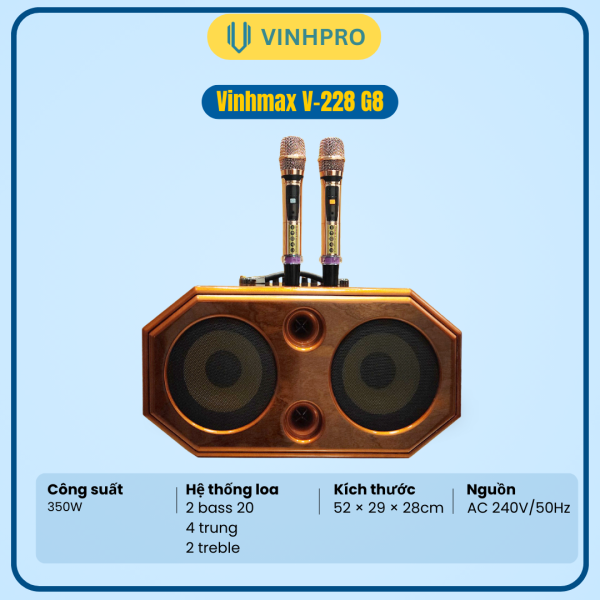 LOA XÁCH TAY VINHMAX V-228 G8