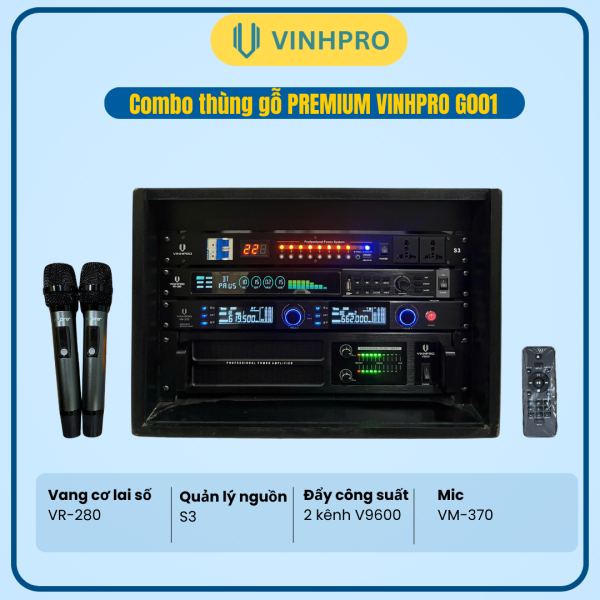 COMBO THÙNG GỖ PREMIUM VINHPRO G001