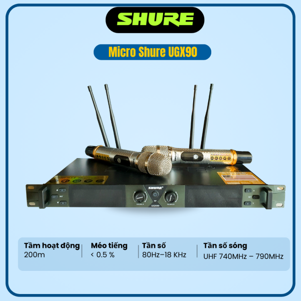MICRO KHÔNG DÂY SHURE UGX90