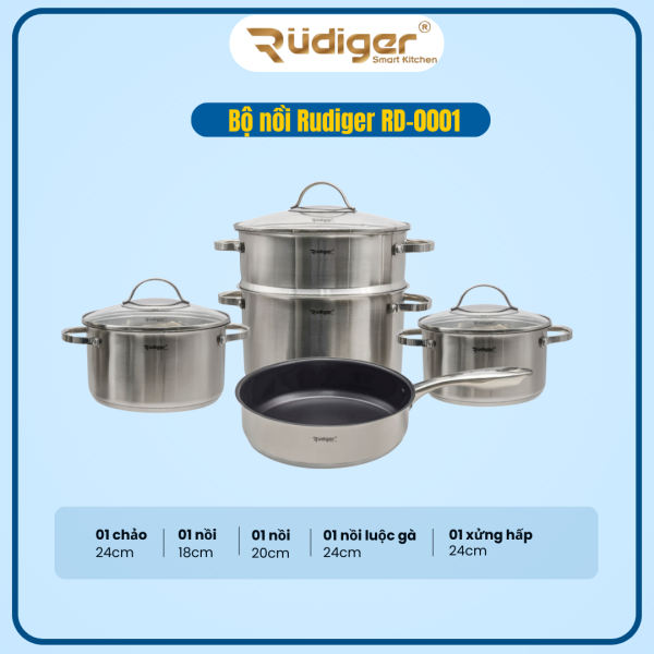 BỘ NỒI RUDIGER RD-0001