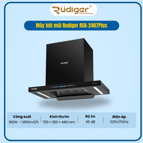 MÁY HÚT MÙI RUDIGER RSK-2407PLUS