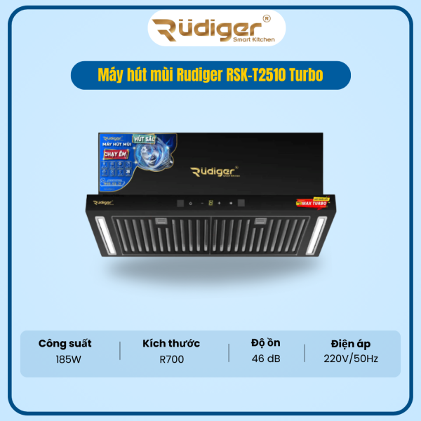 MÁY HÚT MÙI RUDIGER RSK-T2510 TURBO