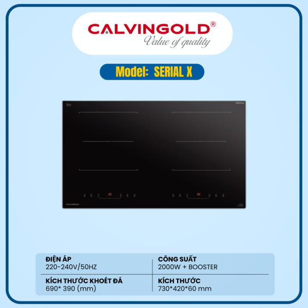 BẾP TỪ CALVINGOLD SERIAL X