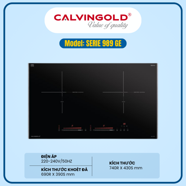 BẾP TỪ CALVINGOLD 989-GE