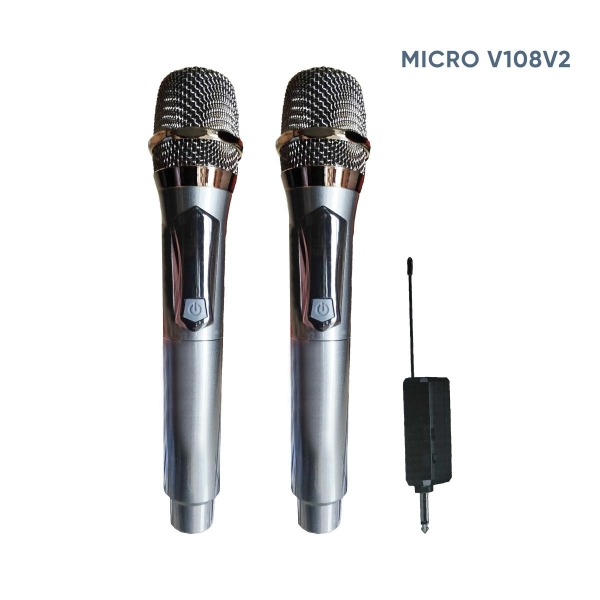 Micro không dây 108V2 (2 MIC)