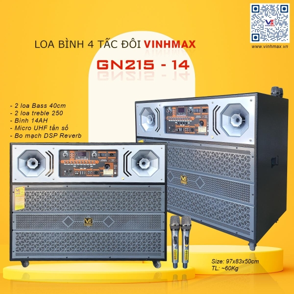 Loa Bình Vinhmax GN215-14 - Sự lựa chọn hoàn hảo cho âm thanh chất lượng