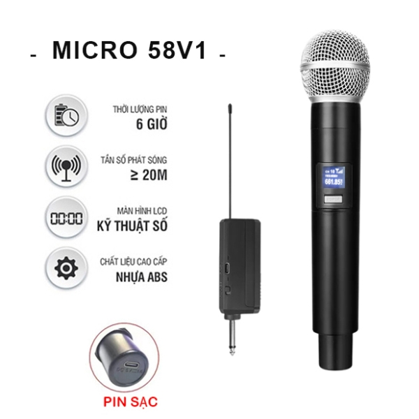 Micro đa năng không dây 58V1