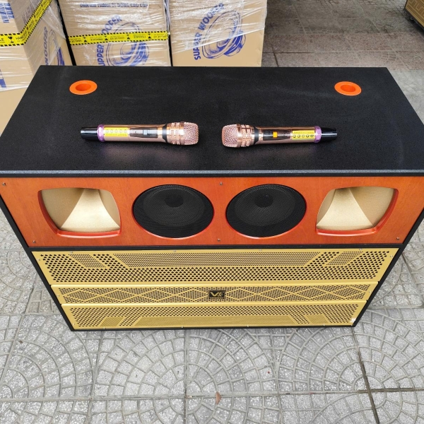 LOA KARAOKE DI ĐỘNG VINHMAX MODEL GN215-03 PRO