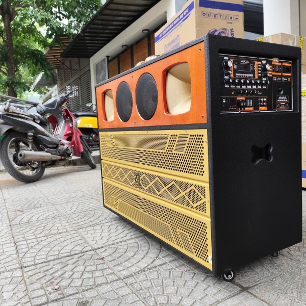 LOA KARAOKE DI ĐỘNG VINHMAX MODEL GN215-03 PRO