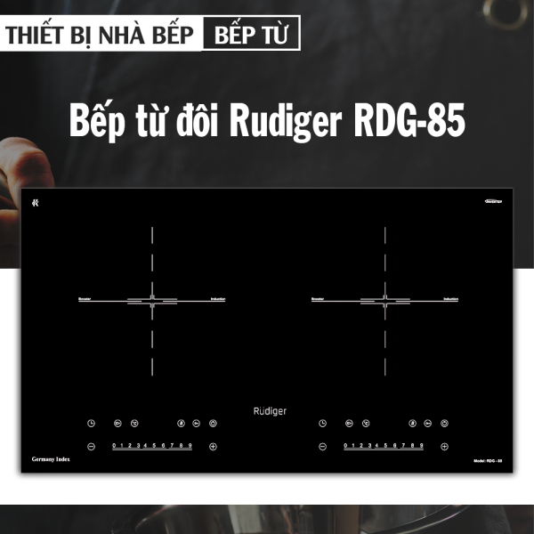 Bếp từ đôi Rudiger RDG-85