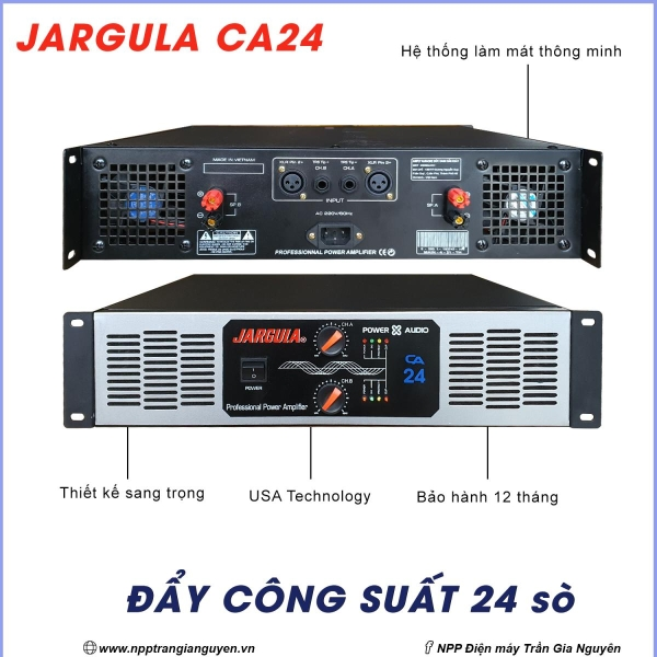 Cục đẩy công suất Jargula 24 sò