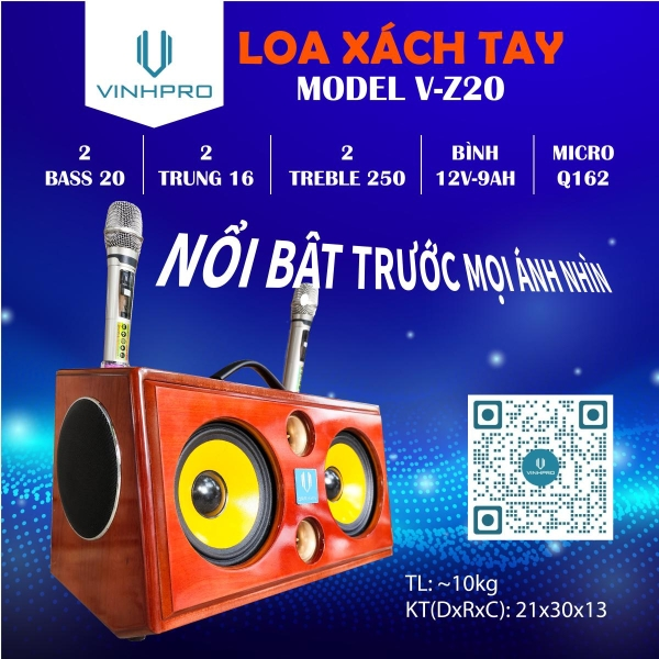 Loa Xách Tay Vinhpro V-Z20