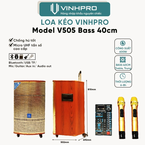 Loa kéo VINHPRO V505