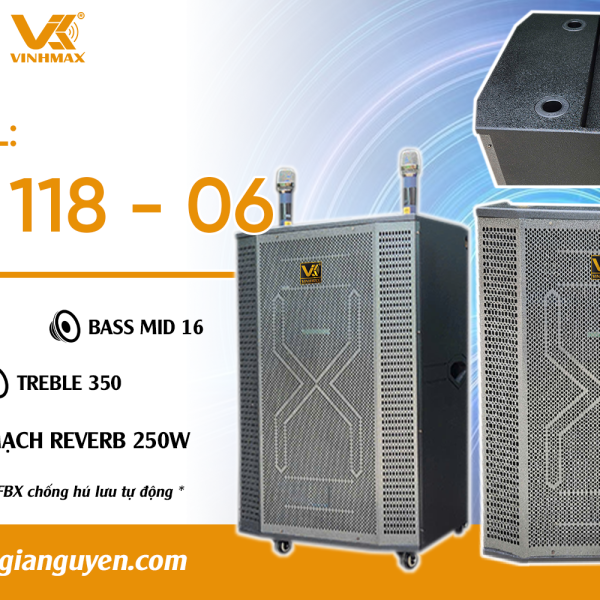 Loa bình đứng VinhMax GN118-06