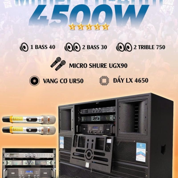 Loa Điện LD4001 Công Suất 4500W