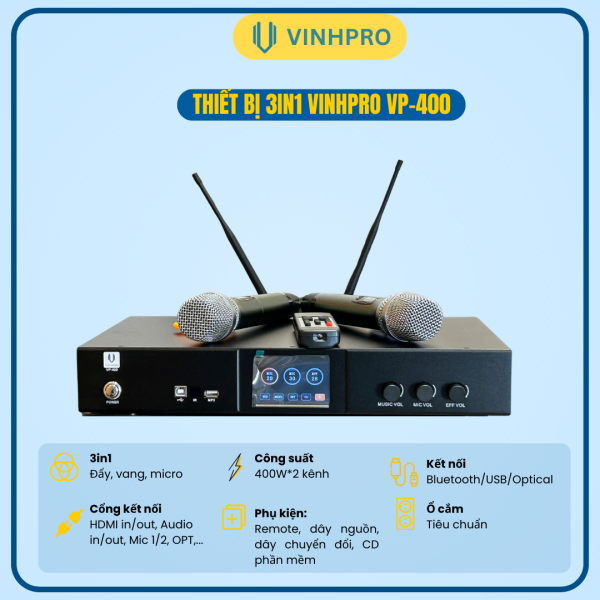 THIẾT BỊ 3IN1 VINHPRO VP-400