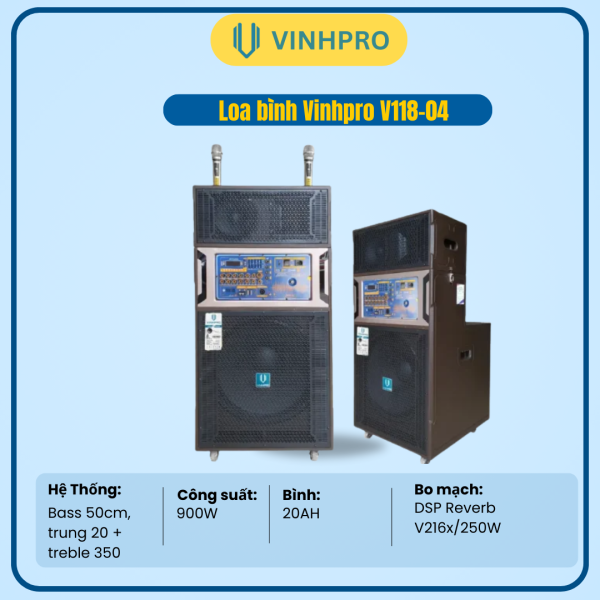 LOA BÌNH VINHPRO V118-04