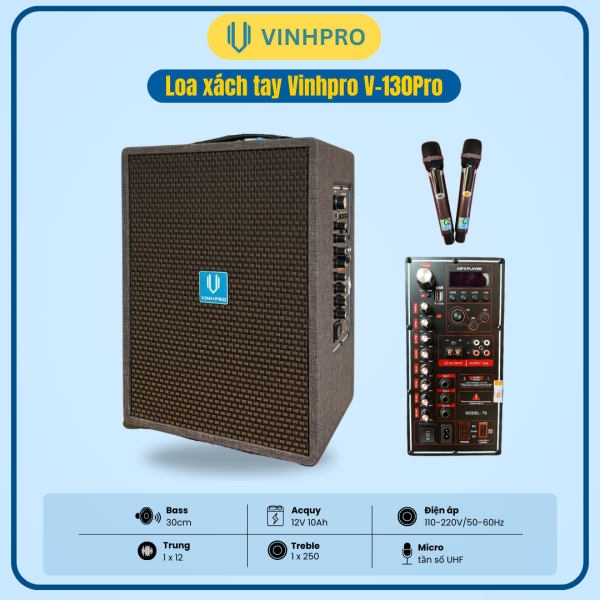 LOA XÁCH TAY VINHPRO V-130PRO