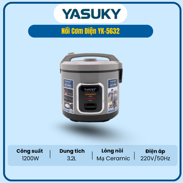 NỒI CƠM ĐIỆN YASUKY YK-5632