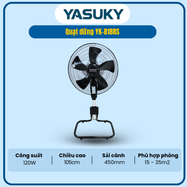 QUẠT ĐỨNG YASUKY YK-818RS